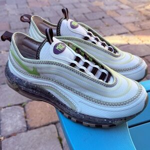 Mens Nike Air Max 97 Terrascape Phantom Vivid Green Athletic Sneakers US Sz 10.5